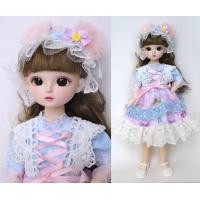 ราคา ตุ๊กตาBJDเด็ก 1 4 ตุ๊กตาข้อต่อ ตาแก้ว 3D Eyes 30cm 21 ข้อต่อ พร้อมชุดและรองเท้า (19471572486)