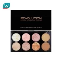 ราคา Makeup เมคอัพ รีโวลูชั่น อัลตร้า บลัช แอนด์ คอนทัวร์ พาเลท 13 ก โกลเด้น ซูการ์ (512896497)