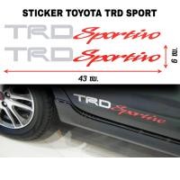 ราคา TRD sportivo 1 คู่ สติ๊กเกอร์งานตัด ประกอบมือทุกชิ้นอย่างดี (13297198152)