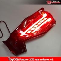 ราคา ไฟทับทิมท้าย Fortuner Legender 2015 2017 2019 2020 2022 2023 ใส่ได้ทุกโฉม ลาย V2 (8659750489)