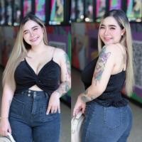 ราคา เสื้อสายเดี่ยว กลิตเตอร์วิ้ง อกยืดถึง 50 (20086885251)