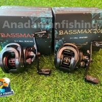 ราคา รอกหยดน้ำ ASHINO BASSMAX 200201 5 1BB มีเสียงเวลาปลาลาก หมุนลื่น มีหมุนซ้ายหมุนขวา รอกตีเหยื่อปลอม (19301786865)