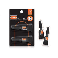 ราคา Elephant กาว กาววิทยาศาสตร์ Sticko 1 กรัม แพ็ค 2 ชิ้น Super glue (20071700196)
