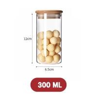 ราคา ส่งฟรี โหลแก้ว ฝาไม้ โหลแก้วสูญญากาศ โหลใส่อาหาร ขวดโหล โหลถนอมอาหาร Bearbakery 11 ขนาด โหลแก้วฝาไม้ (20391692783)