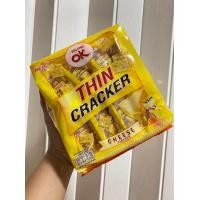 ราคา THIN CRACKER ขนมปังกรอบรสชีส ตรา OK ขนาด 256 กรัม (20041577880)