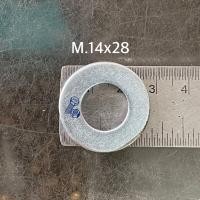 ราคา แหวนอีแปะ แหวนรองน็อต เหล็กชุบขาว รูใน M 12 14 16 18 20 22 แพคถุง 100ตัว (19432692133)