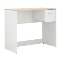 ราคา Furinbox โต๊ะทำงาน 1 ลิ้นชัก รุ่นมินิโอ ขนาด 100 ซม สีไวท์ โอ๊ค (19880998256)