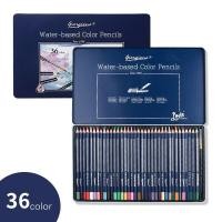 ราคา Rex TT Giorgione Tin box packaging ชุดดินสอสีที่ละลายน้ำได้ 12 36 48 72 120 สีหนาสามเหลี่ยมล็อกเพ้นท์ดินสอสีสำหรับเด็ก บรรจุภัณฑ์กล่องดีบุก (11828016551)