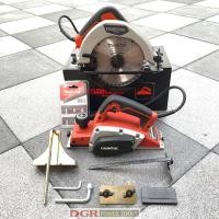 ราคา ชุดโปรโมชั่นสุดคุ้ม MAKTEC เลื่อยวงเดือน 7 นิ้ว รุ่น MT 583 1050W พร้อมใบตัด กบไฟฟ้า 3 นิ้ว รุ่น MT191 กำลัง 580W แถมใบตัดกบ (20389439117)