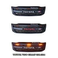ราคา กระจังหน้า หน้ากระจัง TOYOTA VIGO CHAMP 2011 2012 2013 2015 วีโก้แชมป์ มีไฟLED3จุด (19787595597)