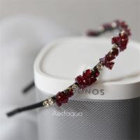 ราคา Caribbean sunshine ที่คาดผมผู้หญิง ติดเพชร สไตล์เรียบหรู Korean diamond headband beautiful headband colorful gemstone headband (14494956968)