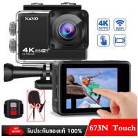ราคา กล้องแอ็คชั่นแคม มีระบบกันสั่นล่าสุด รีโมท Ultra HD 4K 60fps 24MP Action Camera EIS Stabilization Underwater 40M Waterproof Sport Camera (17309855941)