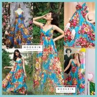 ราคา Mookrinstyle Pan1 ชุดเดรสยาวลายดอกผ้าป่านIndia เดรสลายดอก เดรสสายเดี่ยวลายดอก เดรสยาว เดรสไปเที่ยว เดรสวินเทจลายดอก เดรสวินเทจ PAN (16527851956)