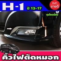 ราคา H 1 ครอบไฟตัดหมอก ครอบไฟสปอร์ตไลท์ โครเมี่ยม HYUNDAI H1 2008 2017 2ชิ้น (6439562509)