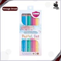 ราคา ดินสอสีไม้ สีพาสเทล Master Art สีไม้ Pastel 12 สี Special Collection 1 กล่อง (11166450860)