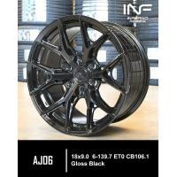 ราคา ล้อแม็ก ขอบ 18 ขนาด 18 กว้าง 9 0 PCD 6รู 139 7 offset 0 สีดำ INFERNO AJ06 ราคาต่อ1ชุด 4วง (20419828624)