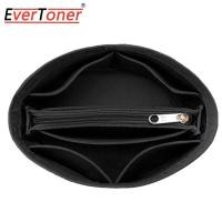 ราคา EverToner Felt Insert Bag Organizer For Prada Duet Re Nylon Bucket Bag Makeup Handbag Organizer Inner Purse Portable Cosmetic Inside Bags Mini Small Bags (19613243700)