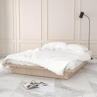 ราคา Tomato Home เตียง6ฟุต Sierra Zen bed เตียงนอน6ฟุต เตียงไม้ เตียง Zen มินิมอล สวยเรียบง่าย รับนนได้ 300โล (20495449695)