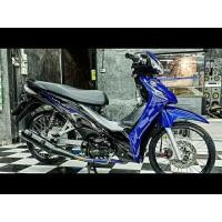 ราคา ชุดสี 12 ชิ้น Wave110i ปี 2019 2020 และ ปี 2021 2023 wave110i LED ชุดเฟรม น้ำเงินแก้วท้ายดำ เวฟ110i led (20231931996)