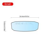 ราคา SEAMETAL 24 30cm กระจกในรถ กระจกมองหลัง 1300R ARC Lens กระจกมองหลังรถ HD กระจกรถยนต์ (20476509016)