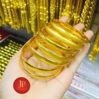ราคา กำไลเกลี้ยงเงา เปิดได้ หน้ากว้าง6มิม มี3สี สีทอง สีเงิน สีนาค สวยเสมือนจริง ทองชุบ ทองหุ้ม JPgoldjewelry (16788312816)