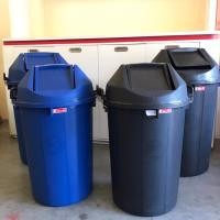 ราคา ถังขยะพลาสติกฝาแกว่ง ตรางู (19998079791)