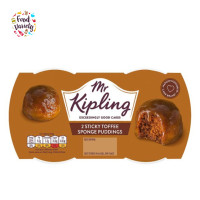 ราคา Mr Kipling Sticky Toffee Sponge Pudding 2X95g มิสเตอร์คิปลิง สติกกี้ ท๊อปฟี่ สปันจ์ พุดดิ้ง 2X95g (15158324291)