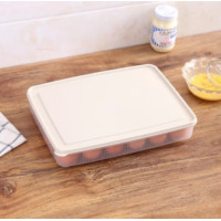 ราคา กล่องเก็บไข่ ที่ใส่ไข่ กล่องใส่ไข่ไก่ ที่เก็บไข่ กันกระแทก 24ช่อง กล่องใส่ไข่อเนกประสงค์ เข้าตู้เย็นได้ egg storage box (16916229680)