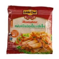 ราคา ลิตเติลเชฟ แผ่นแป้งห่อปอเปี๊ยะแช่แข็ง ขนาด 5 5 x 5 5 นิ้ว 280 ก (16282187372)