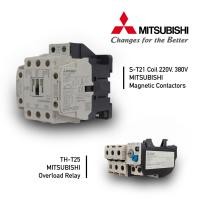 ราคา S T21 MITSUBISHI โอเวอร์โหลดรีเลย์ TH T25 15A 12 18 แมกเนติก คอนแทกเตอร์ ST21 Magnetic Contactor Coil 220V 380V 50 60Hz (8460125126)