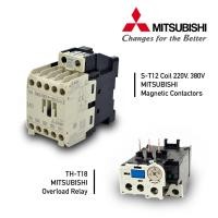 ราคา S T12 MITSUBISHI โอเวอร์โหลดรีเลย์ 9 13A แมกเนติก คอนแทกเตอร์ ST12 Magnetic Contactor Coil 220V 380V 50 60Hz (8427311119)