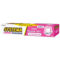 ราคา LeeMart ยาสีฟัน ซิสเท็มม่า SYSTEMA 40G ซิสเทมม่า แคร์ แอนด์ โพรเทค สูตร เชอรี่ สีชมพู ขนาด 40 กรัม (20464364762)