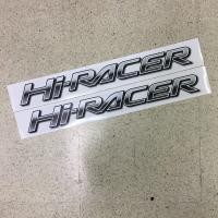 ราคา สติ๊กเกอร์ Hi RACER ติดข้างท้ายกระบะ MAZDA BT 50 PRO ปี 2013 สีดำ ราคาต่อคู่ (3697384797)