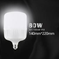 ราคา หลอด LED 220v E27 20W30W40W50W60W80W หลอดไฟ LED HighBulb light หลอด LED ขั้ว E27หลอดไฟ หลอดไฟ LED สว่างนวลตา (18344492666)
