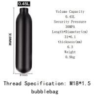ราคา ขวดถัง M18 1 5 PCP ขวดอลูมิเนียมก้นกลม4500 PSI เพนท์บอล PCP ชุดกระบอกสูบดำน้ำ (19855764493)