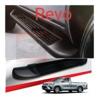 ราคา บันไดเสริมข้างรถกระบะ สีดำ Toyota Revo ทรงห้าง สำหรับรถช่วงยาว 2ประตู ตรงรุ่น ตอนเดียว และ 4 ประตู (8989182660)