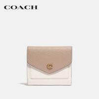 ราคา COACH กระเป๋าสตางค์ขนาดเล็กผู้หญิงรุ่น Wyn Small Wallet In Colorblock สีขาว C2619 B4R97 (10637189930)