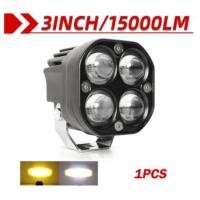 ราคา ไฟ Led 3นิ้ว100W สี่เหลี่ยม12D ไฟสปอตไลท์สำหรับขับขี่รถจักรยานยนต์ไฟตัดหมอกสีขาว เหลือง12V ไฟสปอตไฟหน้ารถยนต์4LED สำหรับรถยนต์ Niva Lada 4x 4ขับรถวิบาก ATV รถยนต์รถบรรทุกจักรยานยนต์ (17563849570)