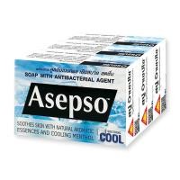 ราคา แพ็ค สบู่ ASEPSO อาเซปโซ สบู่ก้อน สบู่อนามัย ลดแบคทีเรีย บำรุงผิว 80g (18200760173)