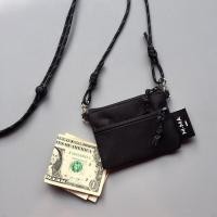 ราคา m ma กระเป๋าห้อยคอ double mini bag m ma ห้อยคอสะพายข้าง ใส่บัตรใส่เหรียญได้ (8100747641)