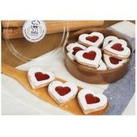 ราคา Strawberry butter Cookies คุกกี้รูปหัวใจ แยมสตอเบอรี่ by Felix bakery (7907665156)