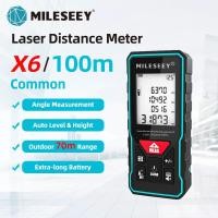 ราคา Mileseey เลเซอร์วัดระยะ X6 40M 60M 80M 100M เครื่องวัดระยะเลเซอร์ดิจิทัลเทปวัด Diasmeter เครื่องมือทดสอบ (12438655361)