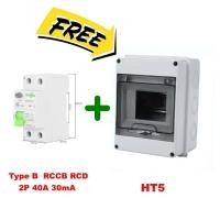 ราคา RCD RCCB Type B เบรคเกอร์กันดูดกันรั่ว สำหรับติดตั้งงานชาร์จรถไฟฟ้า EV charger Tongou เบรคเกอร์ Type B 2P 4P AC DC (20524441830)