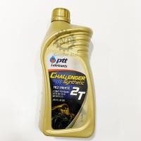ราคา PTT ขวดสีทอง 2T Challenger Fully Synthetic น้ำมันออโต้ลูป สำหรับรถจักรยานยนต์ 2T ขนาด 1 ลิตร (301067855)