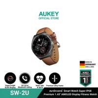 ราคา AUKEY SW 2U สมาร์ทวอทช์ Smart Watch Super IP68 Premium 1 43 AMOLED Display Fitness Watch (20543392203)