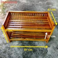 ราคา ชั้นไม้สัก ลงสีเคลือบแลคเกอร์ ชั้นวางของ ชั้น 2 ชั้นวาง ชั้นวางรองเท้า ชั้นวางหนังสือ ชั้นไม้วางกระถางต้นไม้ ที่วางกระถางต้นไม้ ชั้น้ (11069358783)