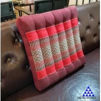ราคา เบาะรองนั่ง Size 38x38x7 cm เบาะนั่งลายขิด เบาะนั่งลายไทย เบาะนั่งผ้าขิด (20331841842)