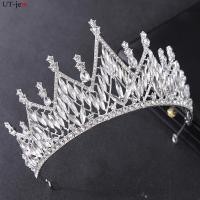 ราคา มงกุฎเจ้าหญิงประกาย Rhinestone เจ้าสาว Tiara ที่คาดผมโลหะผสม มงกุฎเด็กหญิง มงกุฎนางงาม (16169613483)