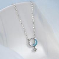 ราคา พร้อมส่ง สร้อย สร้อยคอ แฟชั่น เครื่องประดับอัญมณีผู้หญิงประดับคริสตัลสีชมพู N MIX (20392407568)