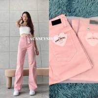 ราคา Acasey กางเกงยีนส์ผู้หญิง ขายาว ขากระบอกเอวสูง ถุงซิบxoxo ผ้ายืดนิ่ม ขาไม่ใหญ่เกินไปทรงสวยมากค่า สีเบสิค ไซส์ S XL (18484586039)